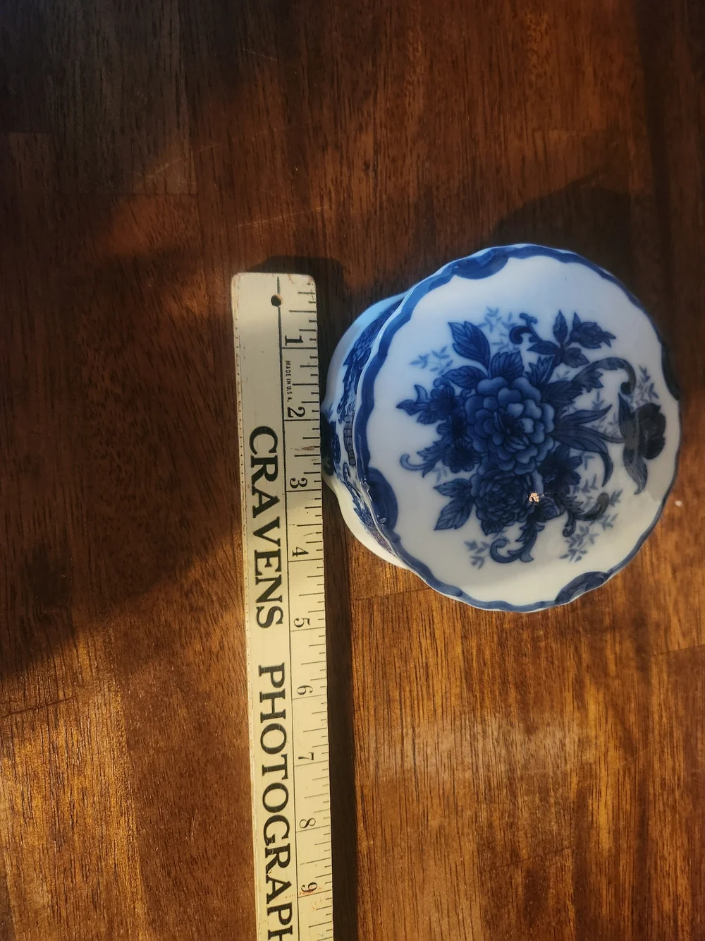 Blue Chinoiserie Trinket Box